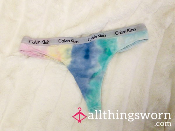 Tie-Dye Calvin Klein Thong