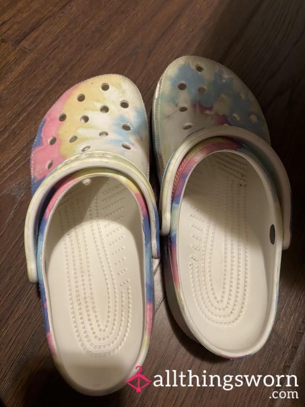 Tie Dye Crocs