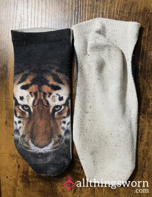 Tiger Ankle Socks - Includes US Shipping & 24 Hr Wear -