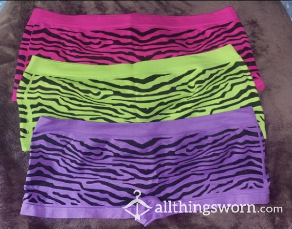 Tiger Striped Boy Shorts