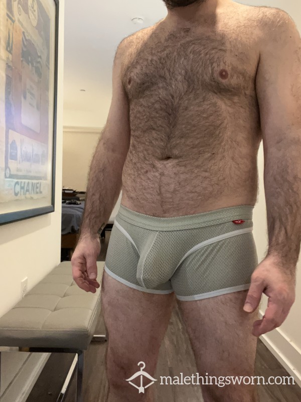 TIGHT, Short, Grey Mesh Trunks