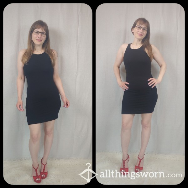 Tight Black Dress From La Chateau