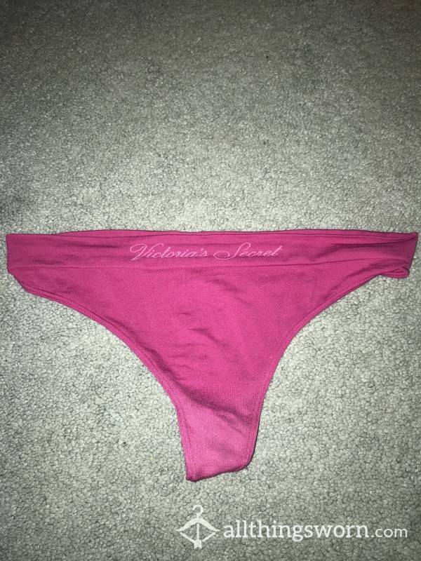 Tight (s) Hot Pink VS Thong; Worn Many Times