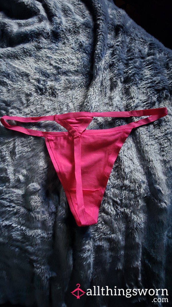 Tight Size M Hot Pink G-string