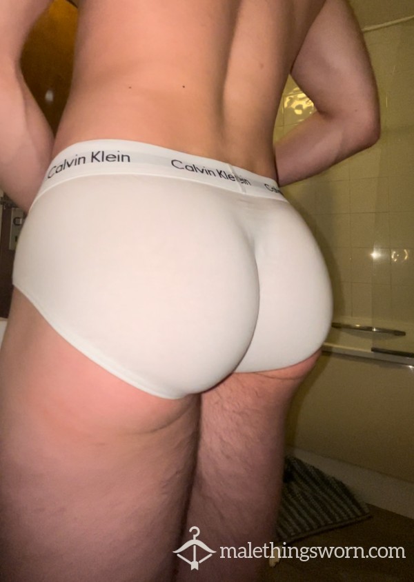 Tight White Calvin Kleins ;)))