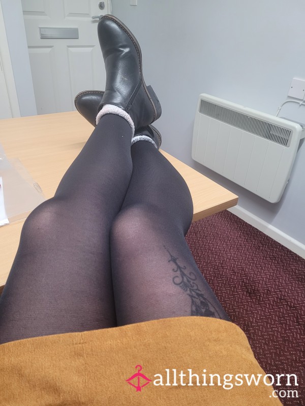 Tights At Work Pics