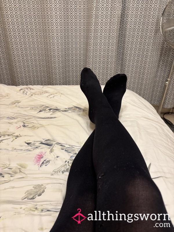 Tights Worn While Partying & Dancing The Night Away