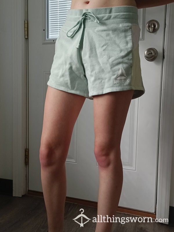 Tiny Blue Pajama Shorts