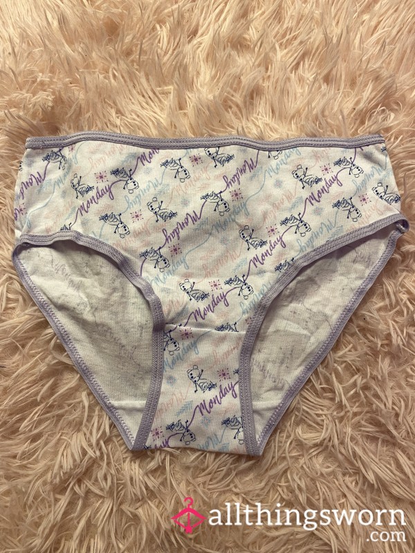 Tiny Frozen Character Baby Panties