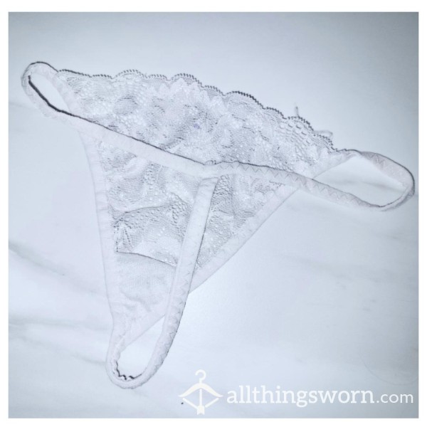 Tiny White Gstring $25 ♡♡