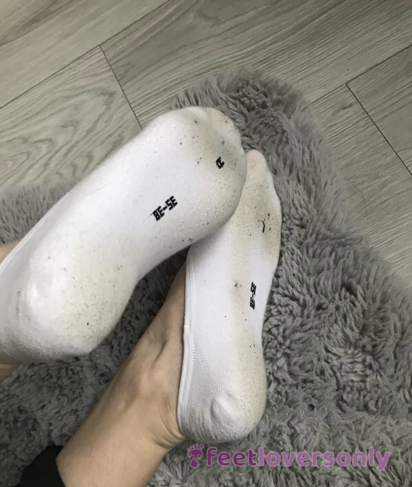 Tiny, Worn White Socks 😝