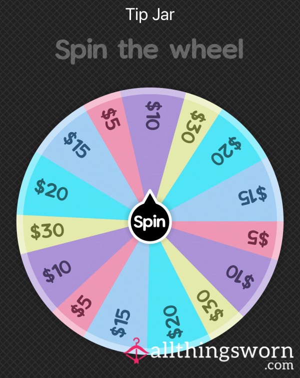 Tip Jar Wheel