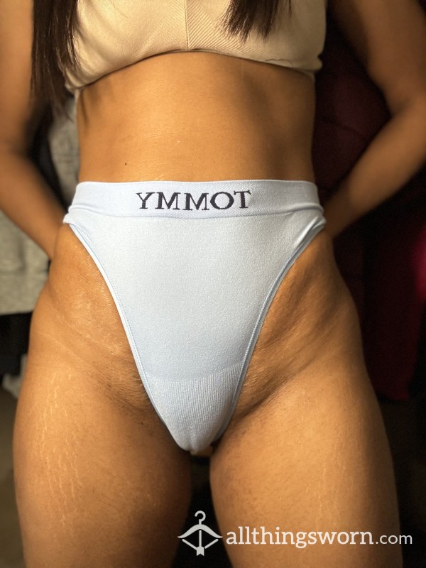 Tommy Nylon S**y Silky Grey Thong