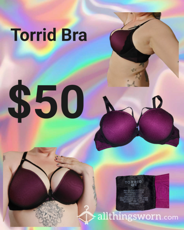 Torrid Bra With Criss-Cross Action