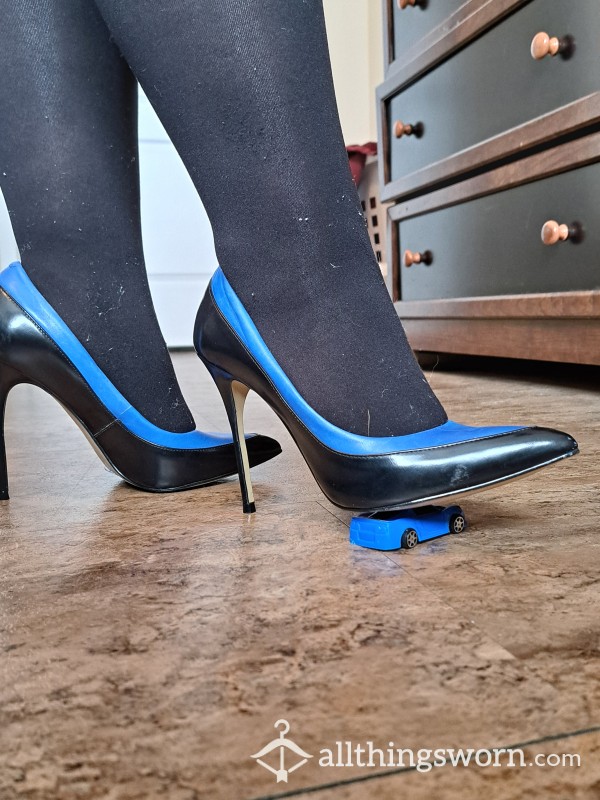 Toy Car Heel Crush 😍  Imagine Your C*ck And Balls!