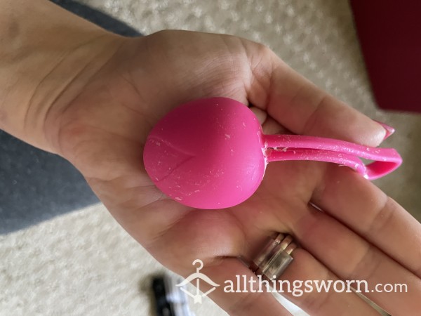 Tracy’s Large C*m Soaked And Dried Kegel Ball