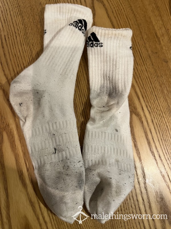 Trashed 5day Worn Adidas Socks