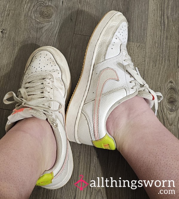 Trashed Air Force 1s