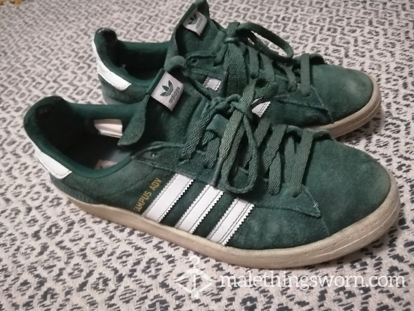 Trashed Green Adidas Campus