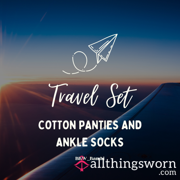 Travel Set | UK To USA - December | Cotton Panties And Socks