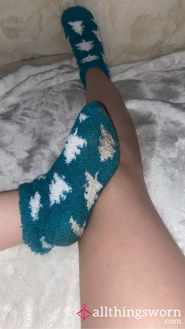 Tree Fluffy Socks