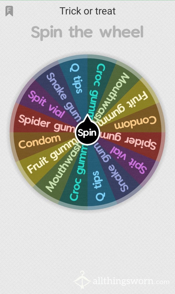 Trick Or Treat Wheel