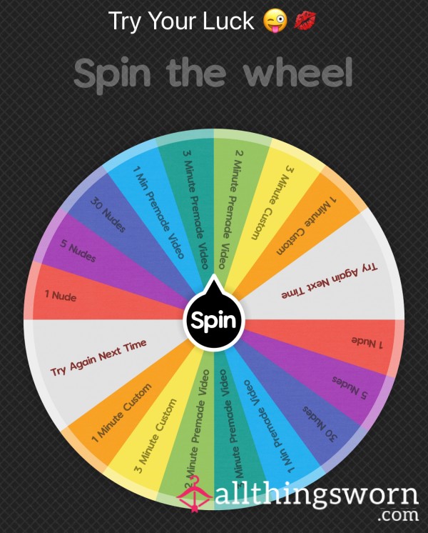 Try Your Luck-Naughty Wheel Spin