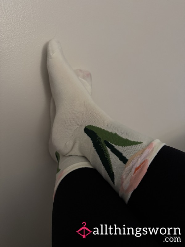 Tulip High Ankle Socks