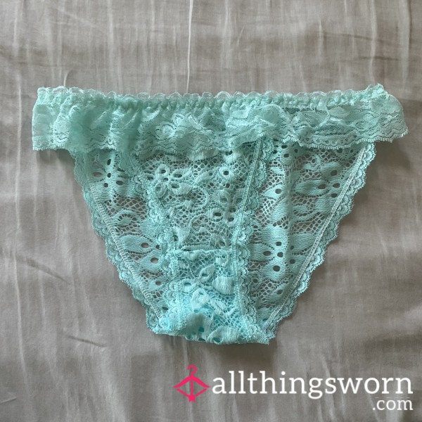 Turquoise Blue Lace Fullbacks