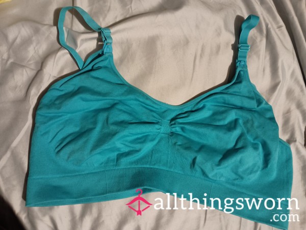 Turquoise Nursing Bra