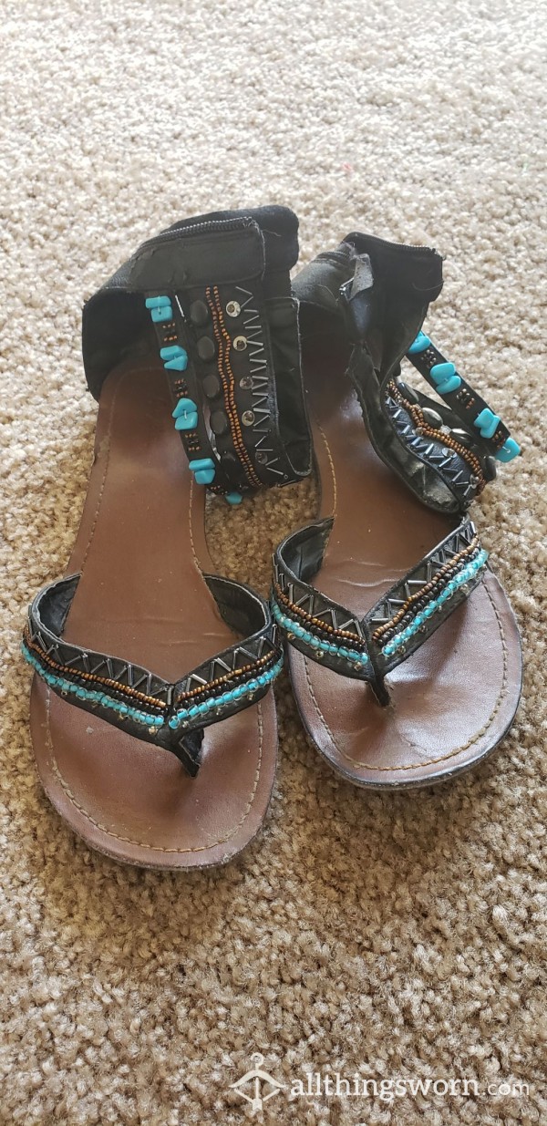 Turquoise Sandals