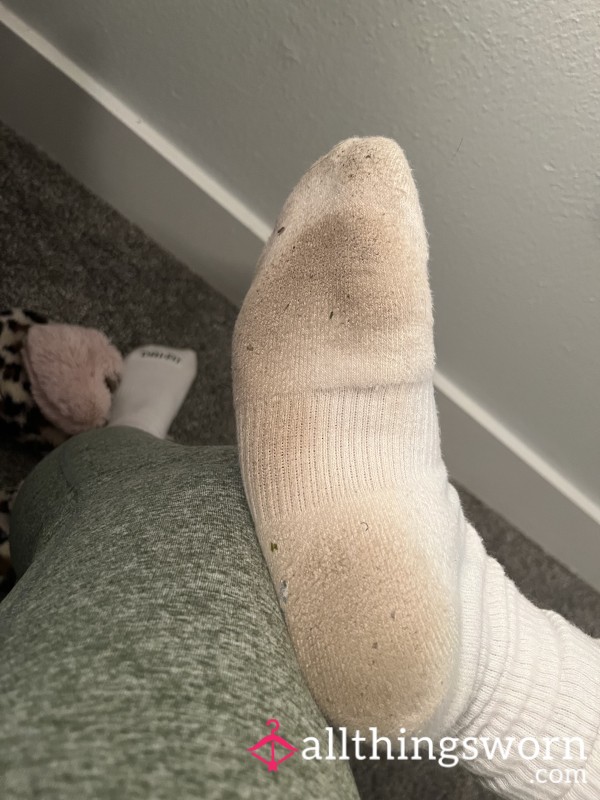 Two Day Wear White Nike Socks