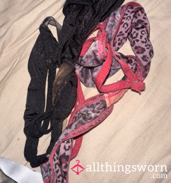 Two Old Used Thongs