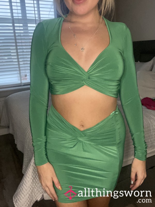 Two Piece Super Soft Skirt And Top, Night Out Wear 💚