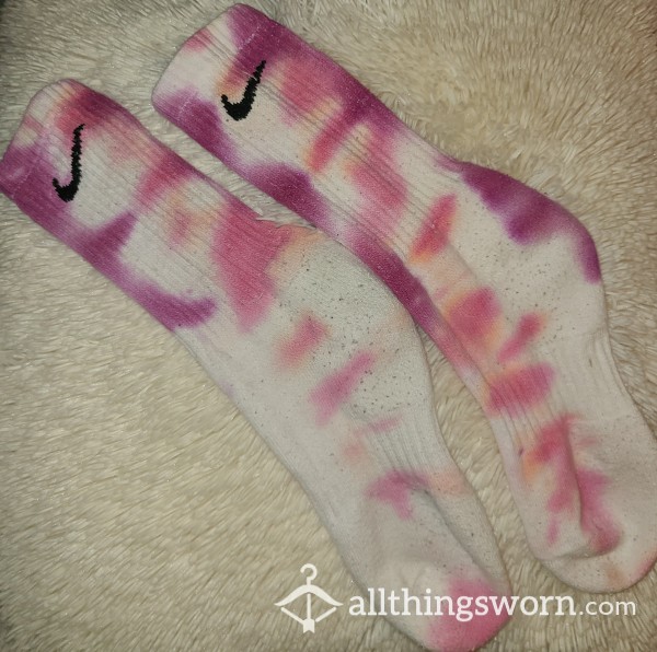 🤍TyeDye NIKE High Socks🩷FREE US SHIPPING!