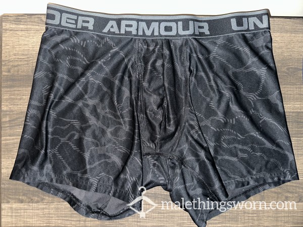 UA Black/Grey Boxer Briefs