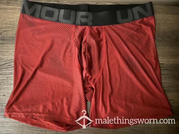 UA Red Boxer Briefs