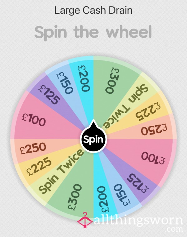 💸 Ultimate Cash Drain Wheel Spin 💸 | £100-£300