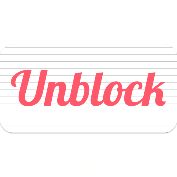 Unblocking Fee - $20