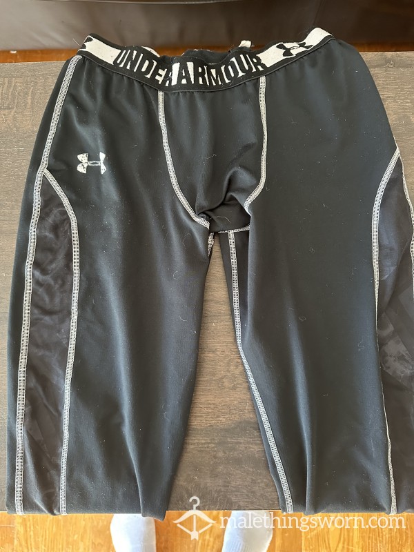 Sweaty Under Armour Compression Pants