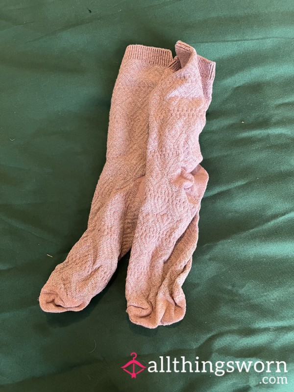 Unwashed Pink Socks 🧦