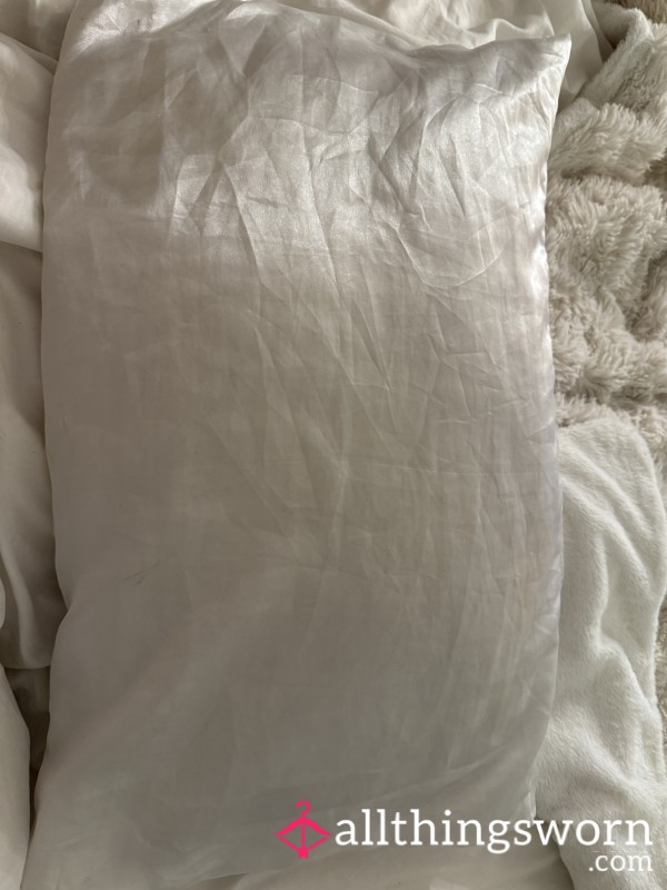 Unwashed Used Silk Pillow