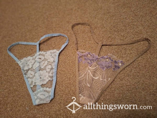 Used 24hr/48 Hrs Thongs.