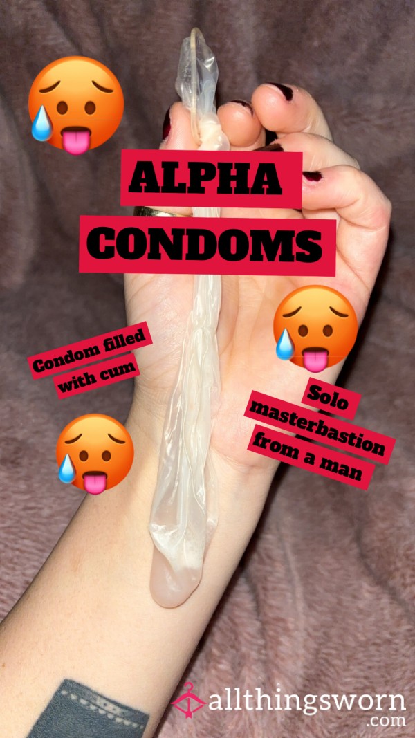 Used Alpha Condoms