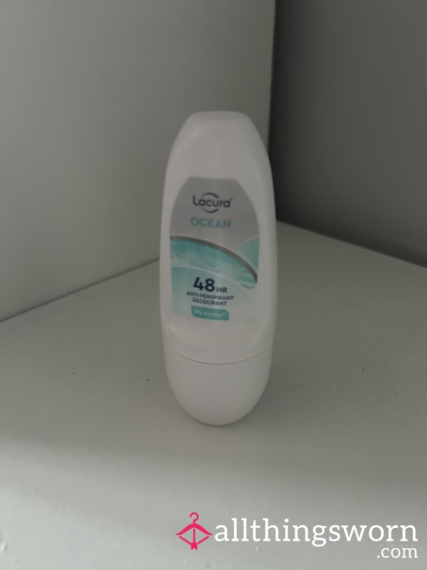 Used And Almost Empty Roll On Deodorant