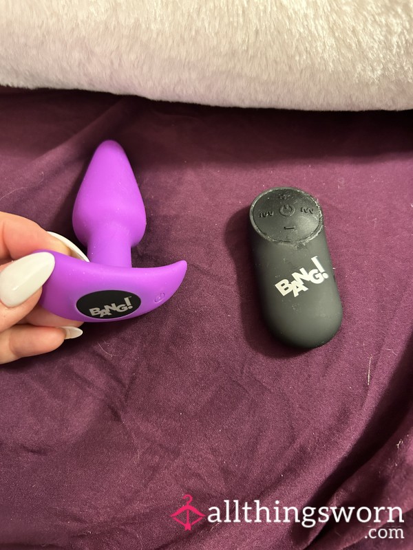 Used Bang Remote Vibrating Bu*t Plug