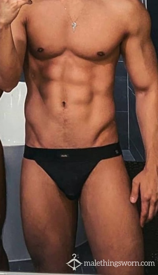 Used Black Jockstrap