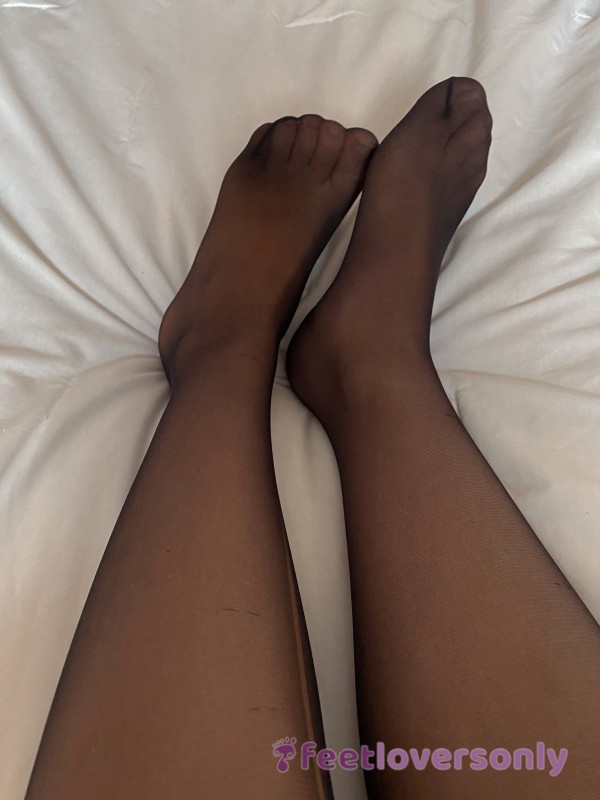 Used Black Pantyhose 🔥