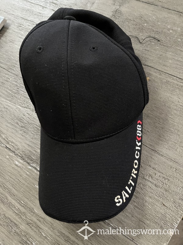 SOLD:Used Black Saltrock Cap