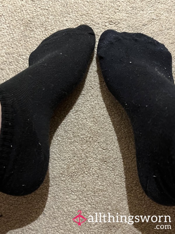 Used Black Socks